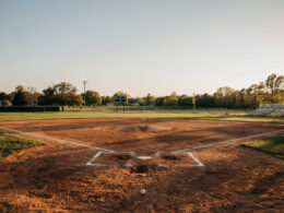 A baseball diamond and fans, a scene for baseball for beginners