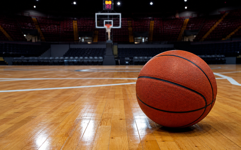Two basketball teams facing off, showing the psychology of NBA rivalries