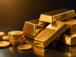 Gold bars and a price chart illustrating why gold price matters