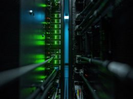 Cursor Origin launch during the GitHub outage shown as one lit server rack beside one that has gone dark